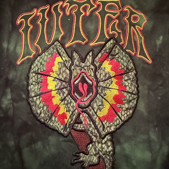 Iuter Italia tye dye jacket with embroidery - size small - Picture 3 of 4